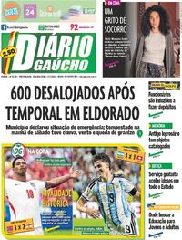 Capa Diário Gaúcho 13/07/2026