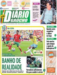 Capa Jornal Diário Gaúcho
