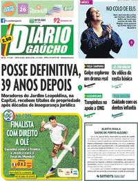 Capa Diário Gaúcho 15/07/2026