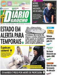 Capa Jornal Diário Gaúcho