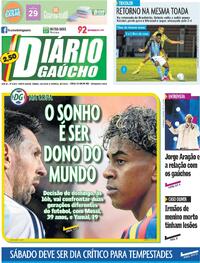 Capa Jornal Diário Gaúcho