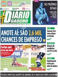 Capa Jornal Diário Gaúcho