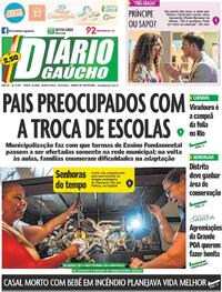Capa do jornal Diário Gaúcho 19/02/2026