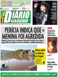 Capa Diário Gaúcho 20/08/2026