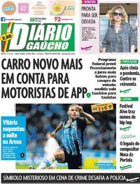 Capa do jornal Diário Gaúcho 21/05/2026