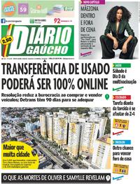 Capa Diário Gaúcho 22/08/2026
