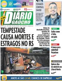Capa Diário Gaúcho 22/09/2026