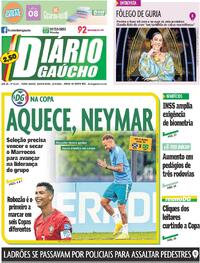 Capa Jornal Diário Gaúcho