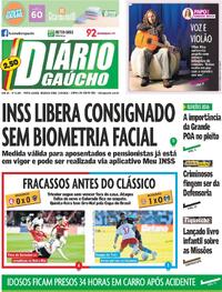 Capa Jornal Diário Gaúcho
