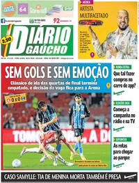 Capa Diário Gaúcho 28/08/2026