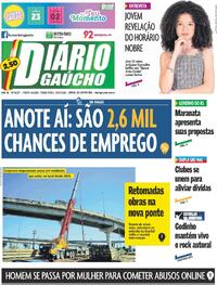 Capa Jornal Diário Gaúcho