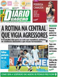 Capa do jornal Diário Gaúcho 30/04/2026
