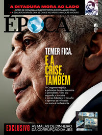 Capa da revista Época 05/08/2017