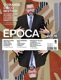 Capa da revista Época 19/01/2019