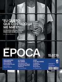 Capa da revista Época 13/07/2019