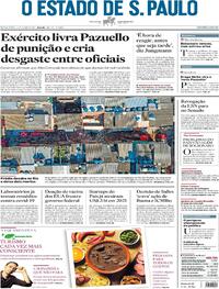 Capa do jornal Estadão 04/06/2021