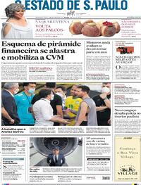 Capa do jornal Estadão 06/09/2021