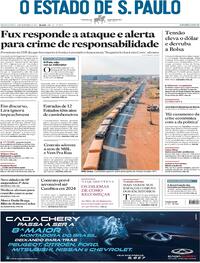 Capa do jornal Estadão 09/09/2021