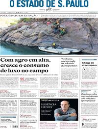 Capa do jornal Estadão 11/07/2021