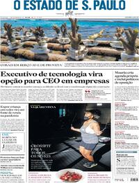 Capa do jornal Estadão 12/09/2021