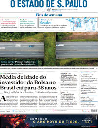 Capa do jornal Estadão 06/02/2022