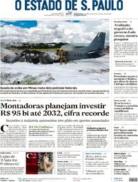 Capa do jornal Estadão 07/03/2024