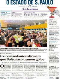 Capa do jornal Estadão 16/03/2024