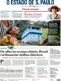 Capa do jornal Estadão 18/02/2024