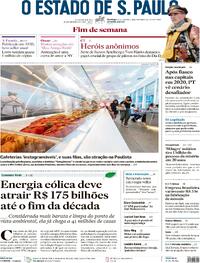 Capa do jornal Estadão 28/01/2024
