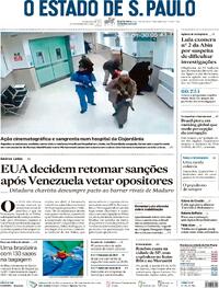 Capa do jornal Estadão 31/01/2024