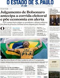 Capa do jornal Estadão 02/09/2025
