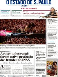 Capa do jornal Estadão 04/05/2025