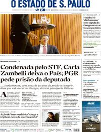 Capa do jornal Estadão 04/06/2025