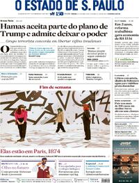 Capa do jornal Estadão 04/10/2025