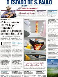 Capa do jornal Estadão 06/09/2025