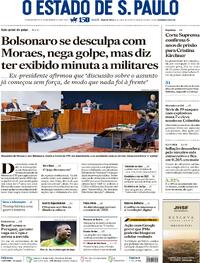 Capa do jornal Estadão 11/06/2025