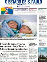 Capa do jornal Estadão 17/05/2025