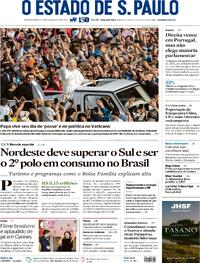 Capa Estadão 19/05/2025