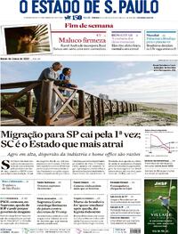 Capa do jornal Estadão 28/06/2025
