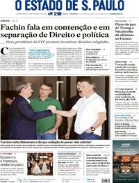 Capa do jornal Estadão 30/09/2025