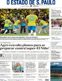 Capa Estadão 01/06/2026