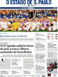 Capa Jornal Estadão