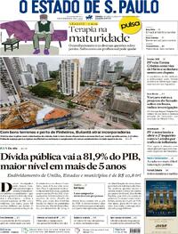 Capa Estadão 01/08/2026