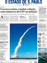 Capa do jornal Estadão 02/04/2026