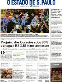 Capa Estadão 02/06/2026
