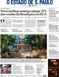Capa Estadão 03/06/2026