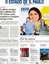 Capa Jornal Estadão
