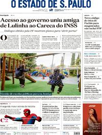 Capa Jornal Estadão