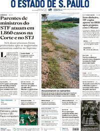 Capa do jornal Estadão 05/02/2026