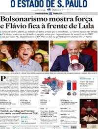 Capa do jornal Estadão 05/10/2026